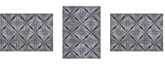 Global Rug Designs Haven Hav12 Blue and Gray 3'3" x 5'2" Area Rug